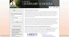 Desktop Screenshot of onlineseminaryschools.org